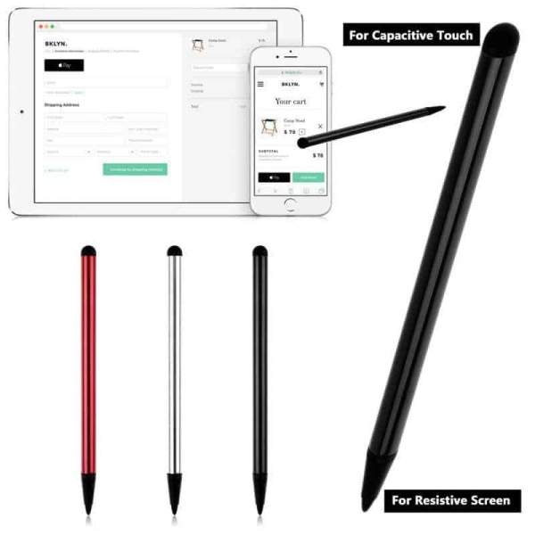 2 stylets actifs rechargeables pour écran tactile