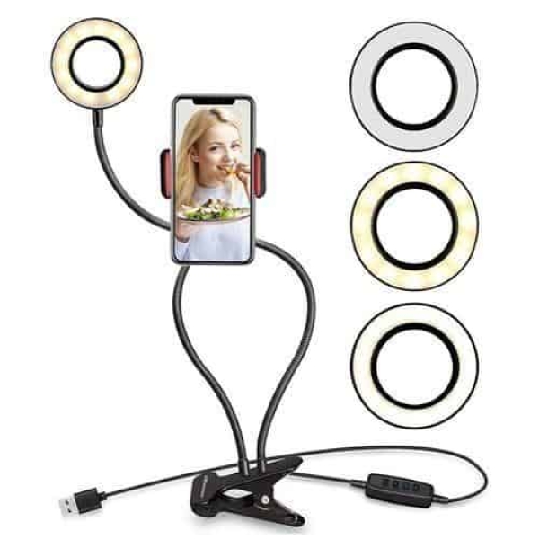 Trepied smartphone avec lumiÈre professional