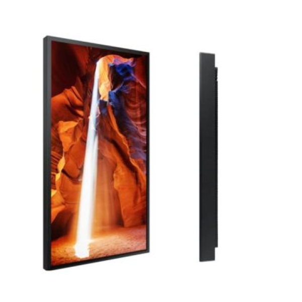 Kit ecran vitrine vertical + pied
