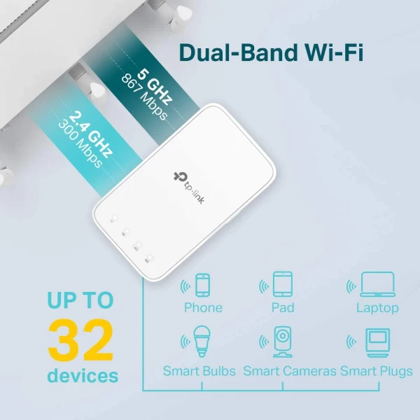 Tp-link répéteur wifi re300 amplificateur wifi ac1200