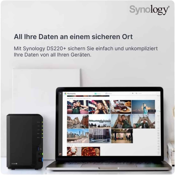Synology ds220+ 2-bay nas-case