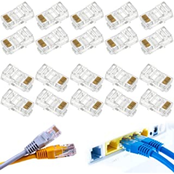 Connecteur rj45 caoutchouc pot de 100pcs