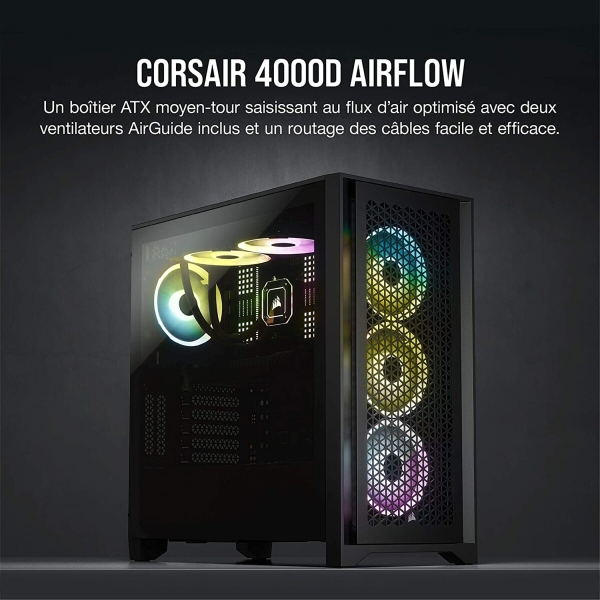 Corsair 4000d airflow boîtier atx