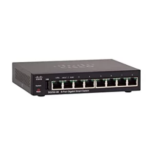 Cisco sg250-08hp-k9-eu smart 8-port ge, partial poe+ 45w