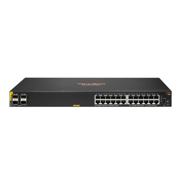 Hpe aruba 6000 managed 24g 4sfp poe+ 370w switch