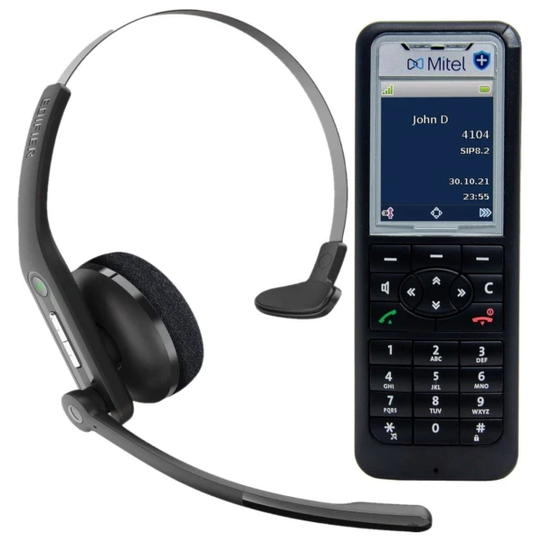 Pack combiné supplémentaire mitel 622dt avec micro casque bluetooth